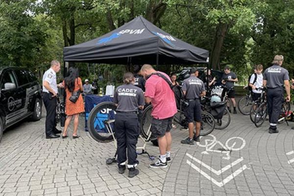 Des opérations de prévention « Garage 529 » un peu partout sur le territoire du SPVM cet été !